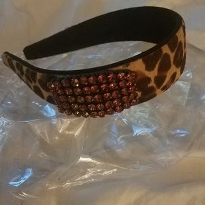 Animal print and crystal headband -Nordstrom